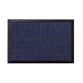 Felpudo Entrada Pvc Columbia Cuadrados Azul 40x60cm