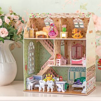 Dreamy Doll House, Casa De Muñecas Infantil Puzzles 3d - World Brands P645h