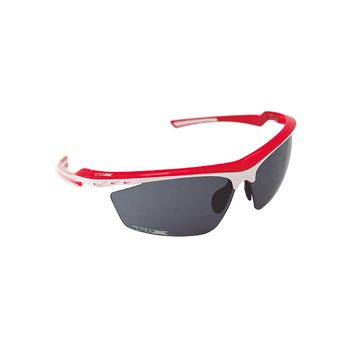 Gafas Ciclismo Tkx Con Lente Intercambiable Blanco-rojo