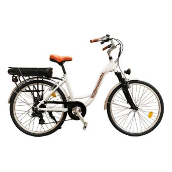 Bicicleta Eléctrica De Paseo Paris Blanca