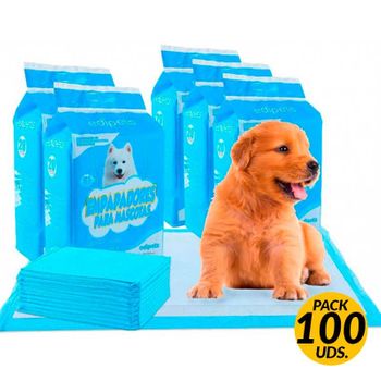 Pack 100 Empapadores Edipets Para Mascotas 60x45 Cm