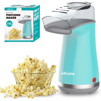 Cecotec Máquina de Palomitas Eléctrica Fun&Taste P'Corn Lotus. Palomitero  de 1200 W, Palomitas Listas en 2 Mins, Incluye 4 Recipientes Extraíbles