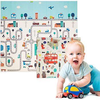 Lubabymats - Alfombra Puzzle Infantil Para Bebés De Foam (eva), Suelo Extra  Acolchado. Medida: 161x161 Cm. Color Celeste con Ofertas en Carrefour