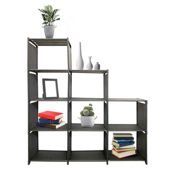 Librería Estantería, Estanteria Libros De Pared, 60x186x25cm, Salón -  Comedor - Oficina, Con Almacenaje, Estilo Moderno, Blanco Y Negro con  Ofertas en Carrefour