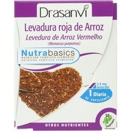 Drasanvi Levadura Arroz Rojo 29 Mg Monacolina K Coenzima Q10 30 Caps