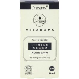 Drasanvi Aceite Vegetal Comino Negro Bio (primera Presion Frio) 50 Ml Ecocert Vitaroms