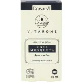 Drasanvi Aceite Vegetal Rosa Mosqueta (primera Presion Frio) 50 Ml Ecocert Vitaroms