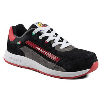 Zapato Seguridad S3 Abarth 595 Negro / Rojo Marca Abarth