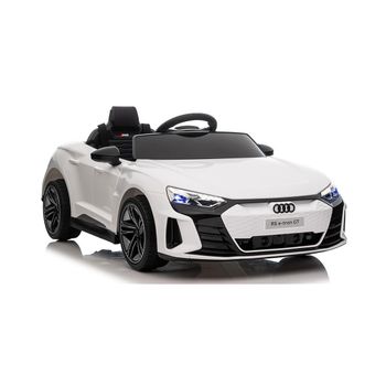 Homcom Coche Eléctrico con Licencia Audi RS E-Tron GT Blanco para