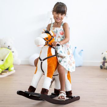 Balancín Infantil Pio - Caballo Balancín De Peluche Para Niños Y Bebés con  Ofertas en Carrefour