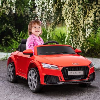 Homcom Coche Eléctrico con Licencia Audi RS E-Tron GT Blanco para Niños de  3-5 Años