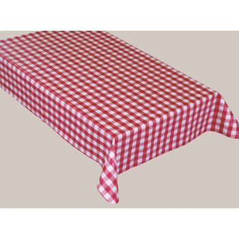 Mantel Hule 100x140 Cm Vichy Rojo | Mr.hule