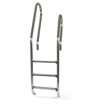 Escalera Mixta Asimetrica De 4 Peldaños En Acero Inox Aisi-304