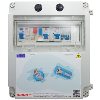 Cuadro Eléctrico Piscina Clorador | 0.5cv Contactor Transformador 150w Mando