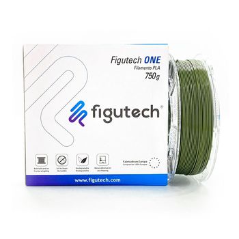 Filamento 3d Pla Figutech One 250g Color Verde Oliva 1.75mm