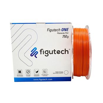 Filamento 3d Pla Figutech One 750g Color Naranja 1.75mm