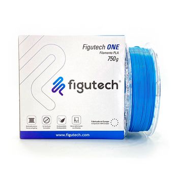 Filamento 3d Pla Figutech One 750g Color Azul Claro 1.75mm