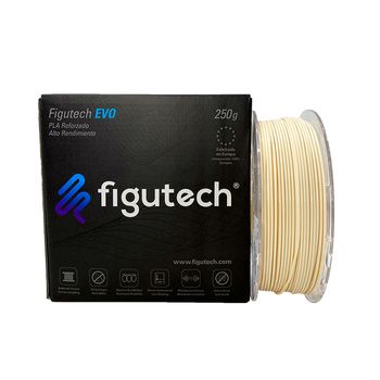 Filamento 3d Pla Figutech Evo 250g Color Marfil 1.75mm