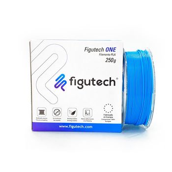 Filamento 3d Pla Figutech One 250g Color Azul Claro 1.75mm