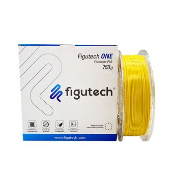 Filamento 3d Pla Figutech One 750g Color Amarillo 1.75mm