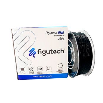 Filamento 3d Pla Figutech One 250g Color Negro 1.75mm