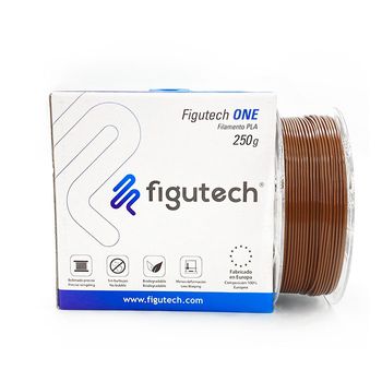 Filamento 3d Pla Figutech One 250g Color Marrón 1.75mm