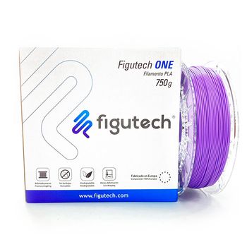 Filamento 3d Pla Figutech One 750g Color Malva 1.75mm