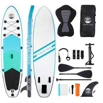 Tabla Paddle Surf Fitness Tech Menorca 10.6" 320x81x15cm.