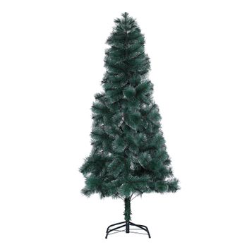 Árbol De Navidad Pino Nevado Artificial Ø90x180 Cm 240 Ramas Soporte Metálico