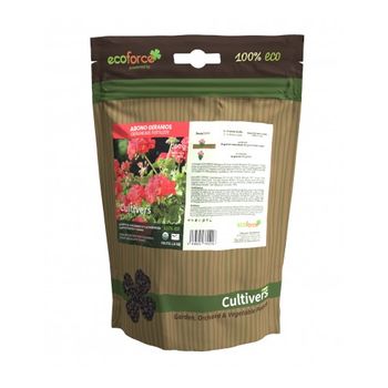 Cultivers Abono Geranios Y Plantas Con Flor Ecológico De 250 G. Fertilizante Bio Potencia La Floración Y Aroma De Las Flores