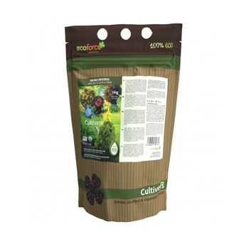 Cultivers Abono Plantas Universal Ecológico De 1 Kg. Fertilizante Granulado Con Npk 8-1-5+74% M.o. Y Ác. Húmicos