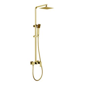 Sky Bath Cda008/oro Army Conjunto Ducha Monomando Oro Cepillado