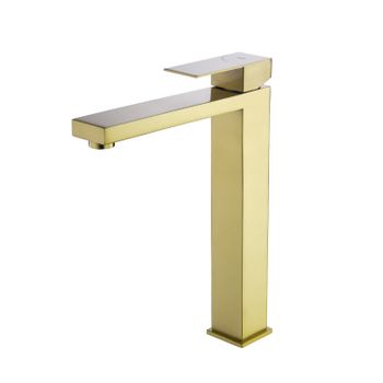 Sky Bath Cda008-3oro Army Monomando Lavabo Alto Oro Cepillado