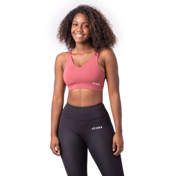 Akara Sujetador Deportivo De Mujer Bata-fit, Sujeción Fija Para Actividade De Impacto, Material Extra Suave, Espalda Con Tirantes, Corte Ceñido Al Cuerpo, Entrenamiento Alto Impacto | Negro | Talla S