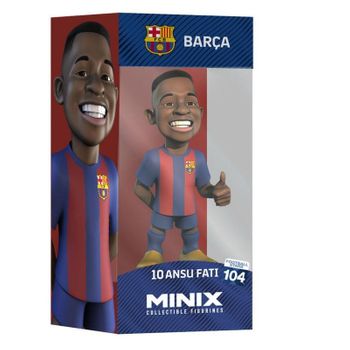 Figura Minix De Ansu Fati Con 12 Cm Oficial Del Fúbol Club Barcelona