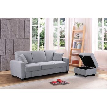 Tanuk Sofá Chaise Longue 4 Plazas Gris Marengo HELA Reversible