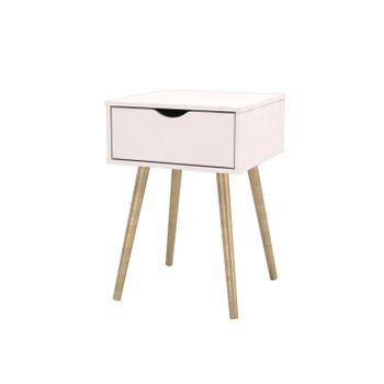 Mesa Auxiliar Blanco Dn 59x40cm