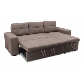 Sofa Cama Chaise Longue Flex, Beige 246cm