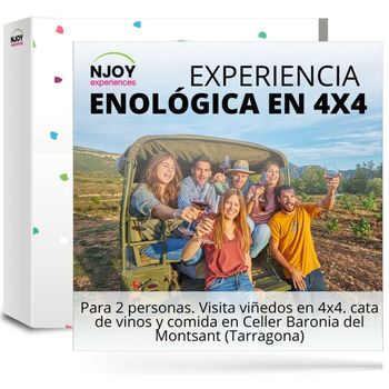 Caja Regalo Experiencia Enológica En 4x4 Barcelona