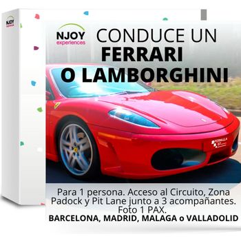 Caja Regalo Conduce Un Ferrari O Lamborghini Bcn Mad Agp Vall