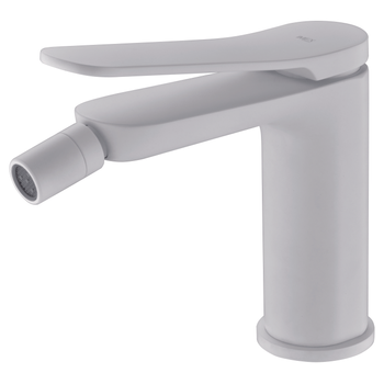 Grifo Monomando De Bidet, Griferia Wc, Agua Fria/caliente - Serie Dinamarca Blanco Mate - Bdr031-2bl  - Marca Mice / Imex