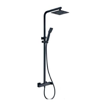 Ripley - COLUMNA DE DUCHA VENTI NEGRO MATTE