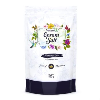 Sal De Epsom 850 G. Fuente Concentrada De Magnesio Natural.