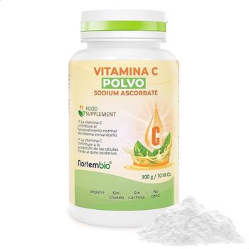 Vitamina C (ascorbato De Sodio) 300 G. Nortembio. Refuerzo Inmunológico. Protección Daño Oxidativo