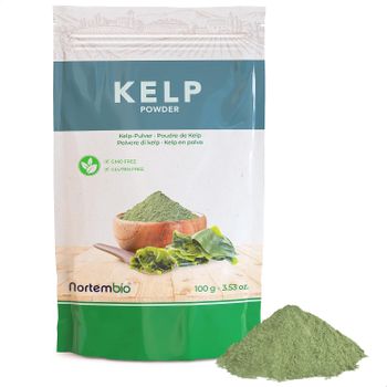 Kelp En Polvo 100 G. Nortembio. 100% Natural. Sin Conservantes. Fuente Natural De Yodo.