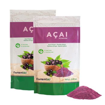 Açaí En Polvo Pack 2x100 G. Nortembio. Origen 100% Natural.