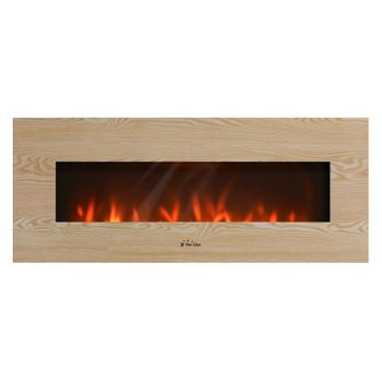 Chimenea Eléctrica De Pared Stelvio Cm 128x55x14 Sined Stelvio