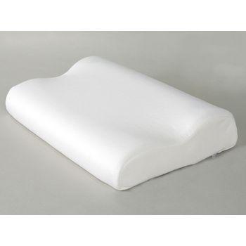 Almohada viscoelástica cervical memory foam contorno ergonómico 60x30x10cm