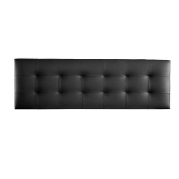 Cabecero Tapizado | Häusbed | Versalles 145x50x7 | Cama 140 Ado Polipiel Negro