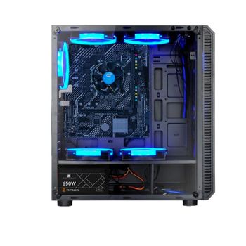 PC Gamer complet Nitropc Pack Bronze - AMD Ryzen 5 PRO 4650G, AMD Vega 7,  RAM 16Go, M.2 1To, Windows 11, WiFi - Écran 22 FullHD, clavier, souris,  tapis et ecouteurs avec microphone - NitroPC